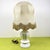 Ceramic Vintage Table Lamp with Ceramic Base and Fabric Lampshade For Sale - Image 7 of 7