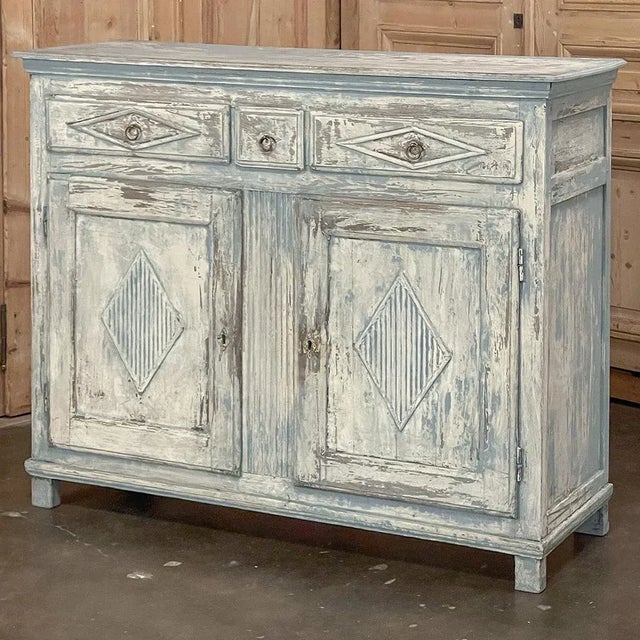 18th Century Swedish Gustavian Period Painted Buffet For Sale - Image 13 of 13