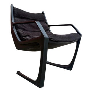 Fixed "Commander" Armchair in Metal, Jorge Zalszupin, 1970s For Sale