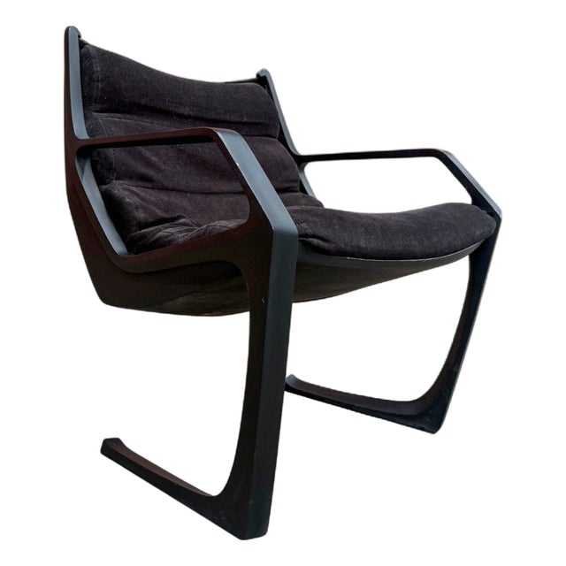 Fixed "Commander" Armchair in Metal, Jorge Zalszupin, 1970s For Sale