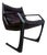 Fixed "Commander" Armchair in Metal, Jorge Zalszupin, 1970s For Sale