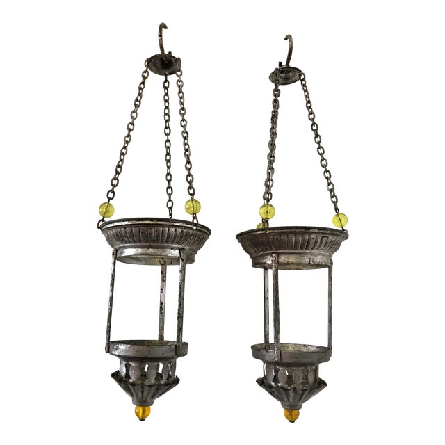 Moroccan Tea Light Lanterns a Pair Chairish