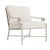 Brown Jordan Venetian Lounge Chair, Dove frame with Fusion Natural fabric For Sale - Image 12 of 12