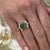 Natural Tourmaline Diamond Ring Size 6.5 14k W Gold 4.2 TCW Certified $5,975 217859 This is a one of a Kind Unique Custom...