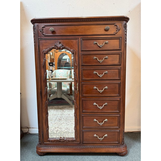 Design Plus Gallery presents a Chiffonier from the Romance Collection by Jessica McClintock for American Drew. Romance is...