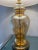 Vintage Etched Amber Lamp For Sale - Image 4 of 4