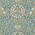 Morris & Co. Daisy & Oak Wallpaper in Powder Blue/Blush- a sample For Sale