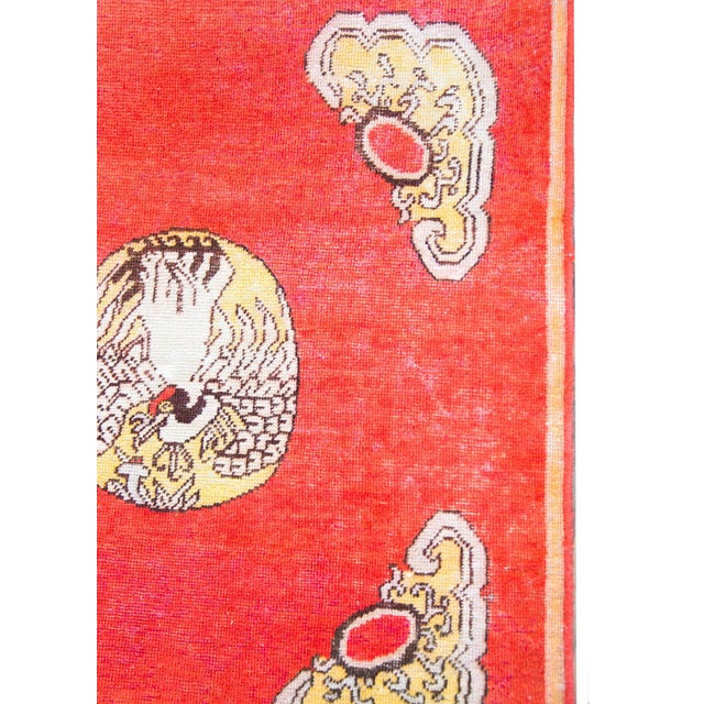 Orange Early 20th Century Central Asian Khotan Rug For Sale - Image 8 of 13