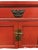 Red Vintage Chinese Red Lacquered Altar-Form Small Chest For Sale - Image 8 of 10