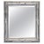 Gold Silver Carved Silver Bevelled Rectangular Mirror For Sale - Image 8 of 8