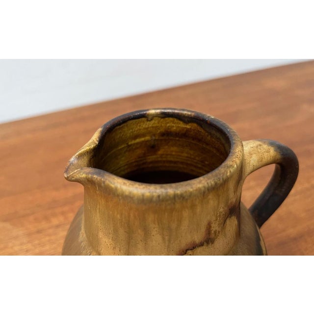 Mid-Century Modern Mid-Century German Studio Pottery Carafe Vase by Otto Wichmann, 1960s For Sale - Image 3 of 18