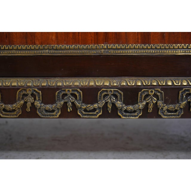 French Louis XVI Style Bronze Mounted Commode For Sale - Image 16 of 18