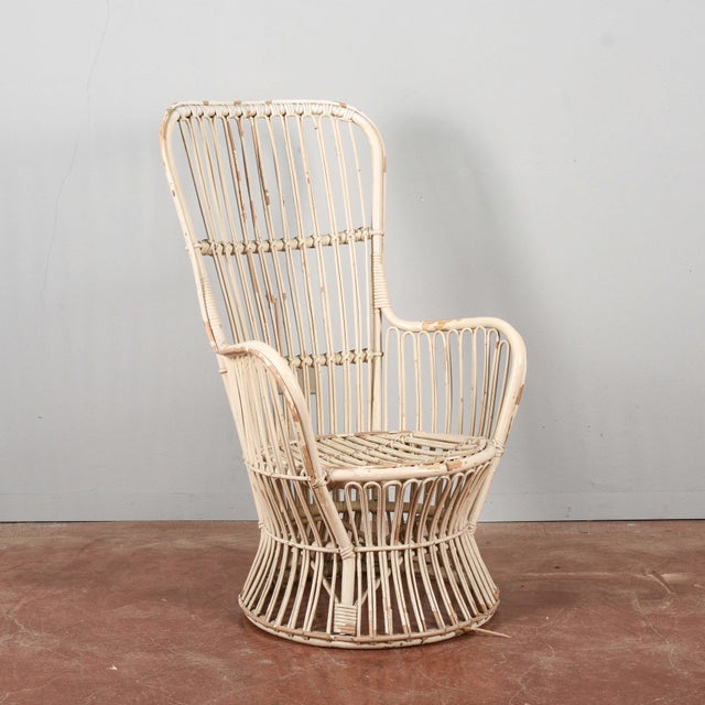 Armchair in Bamboo, 1960s For Sale - Image 3 of 18
