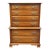 Permacraft / Sanford Solid Cherry Early American Traditional 40" Chest on Chest 79-21 For Sale