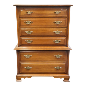 Permacraft / Sanford Solid Cherry Early American Traditional 40" Chest on Chest 79-21