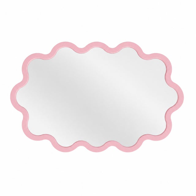 Large Modern Horizontal Oval Wavy Black Mirror – Hvyli Oval 90 by Oitoproducts For Sale - Image 12 of 15