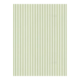 The House of Scalamandré Johnson Stripe Wallpaper, Olive For Sale