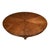Wood Transitional Round Dining Table, Large - Warm Brown Oak For Sale - Image 7 of 11
