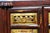 1980s Chinoiserie Cabinet With Carved and Painted Panels For Sale - Image 15 of 17