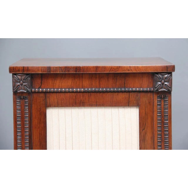 Brown Rosewood Pedestal Cabinets, 1830s, Set of 2 For Sale - Image 8 of 14