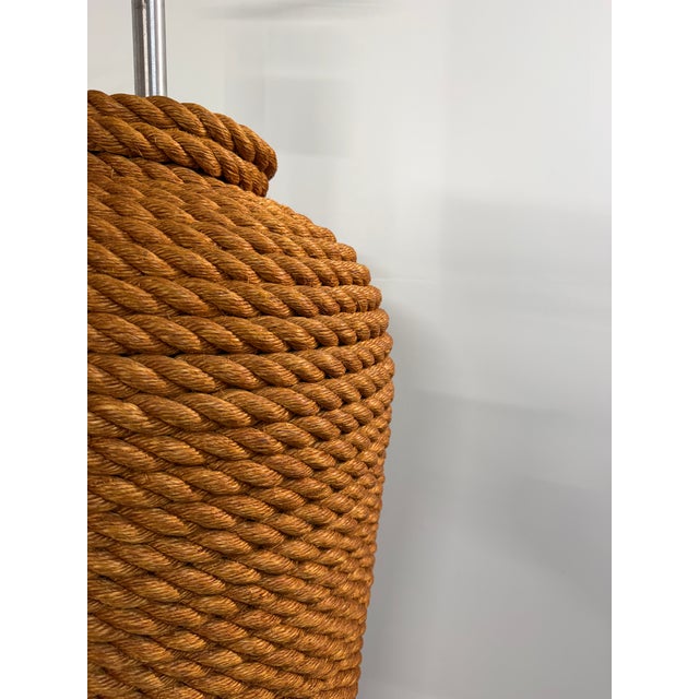 Late 20th Century 1990s Monumental Sculptural Rope Floor Lamp by Fusion Specialties For Sale - Image 5 of 17