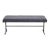 Mid-Century Modern DIA - Design Institute America Chrome Upholstered Bench Design Institute America Milo Baughman Style For Sale