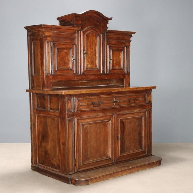 Baroque Double Body Credenza in Walnut For Sale - Image 16 of 16