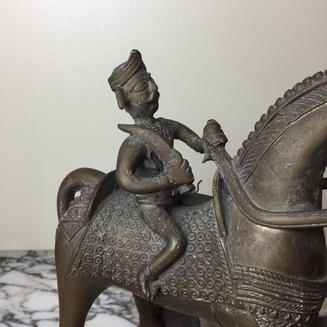 Vintage Bronze Statue of King on Horse For Sale - Image 9 of 9