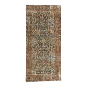 Antique-Worn Persian Malayer Rug - 04'08 X 10'01