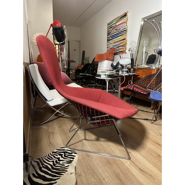 Textile Bird Lounge Chair by Harry Bertoia for Knoll Inc. / Knoll International, 1970s For Sale - Image 7 of 9