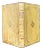 Vintage Regency Yellow Embossed Book Trash Can For Sale