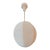 Cotton Rope Wrapped Globe Hanging Light Fixture For Sale