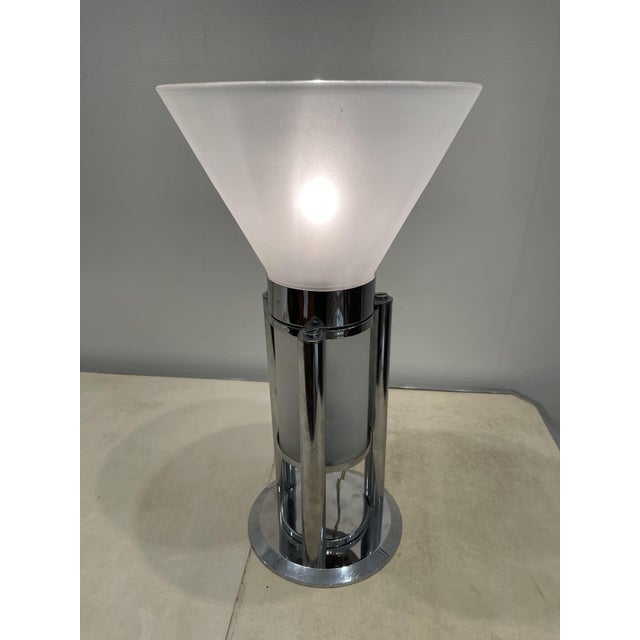 Art Deco French Table Lamp by Jean-Boris Lacroix, 1930s For Sale - Image 9 of 10