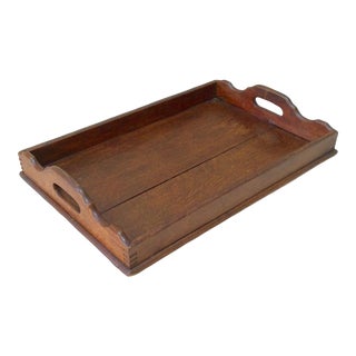 Circa 1900 French Walnut Butlers Tray For Sale