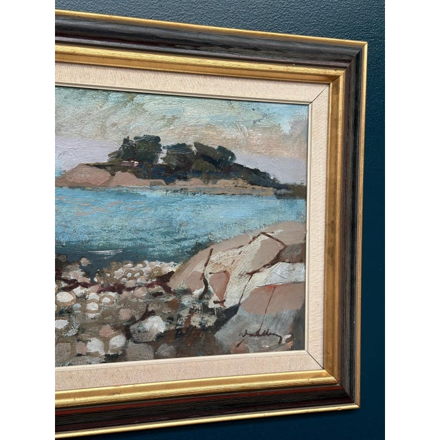 Bertil Wahlberg, Coast, 1960s, Oil on Canvas, Framed For Sale - Image 11 of 16