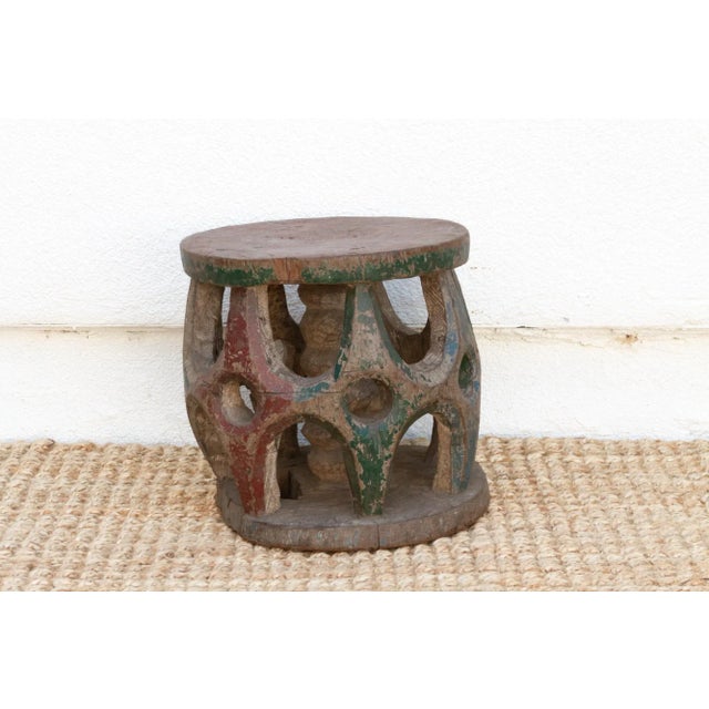 African Antique West African Ceremonial Stool For Sale - Image 3 of 8