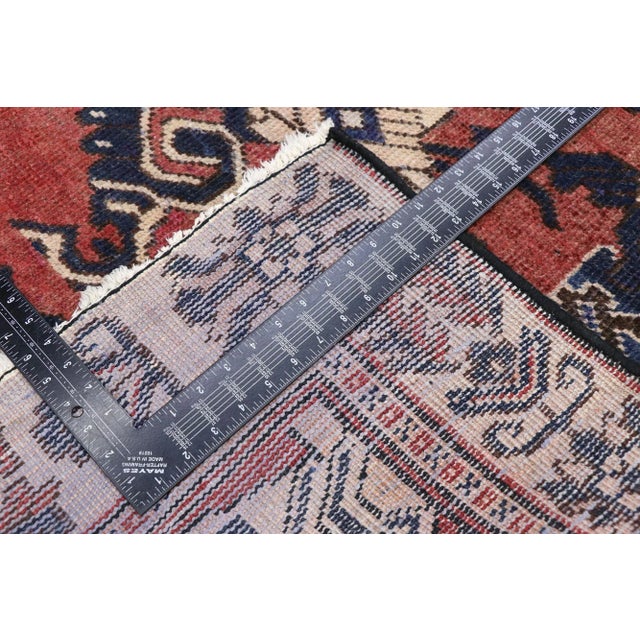 Mid 20th Century Vintage Persian Bakhtiari Rug - 04'03 X 06'03 For Sale - Image 5 of 9