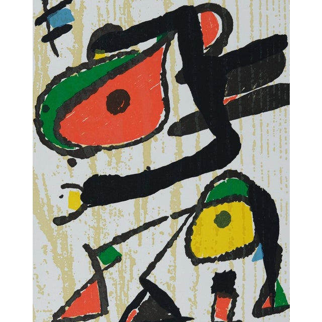 Joan Miró (1893-1983) Surrealist Figure Original wood engraving On wove paper, 24 x 32 cm (approx. 9 x 13 inches)...