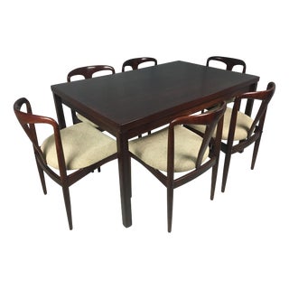 J. Andersen Rosewood Juliane Dining Set For Sale