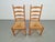 1960s Vintage Brutalist Wicker Ladder Chairs, 1960s, Set of 2 For Sale - Image 5 of 12