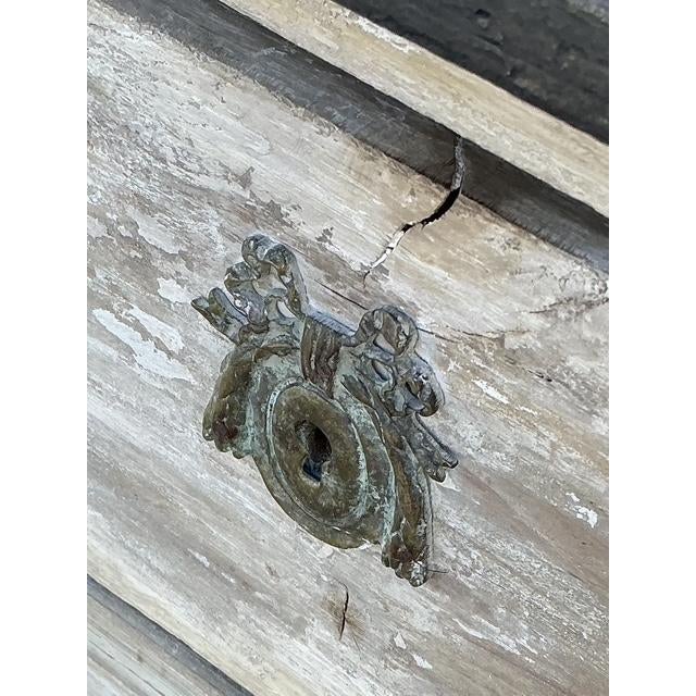 Vintage Patinated Gustavian Serpentine Chest of Drawers For Sale In West Palm - Image 6 of 14