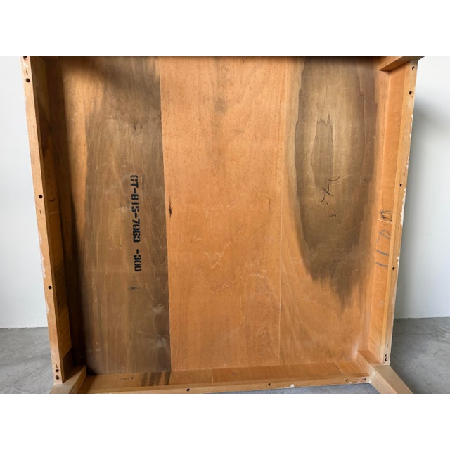 Hollywood Regency Neoclassical Style Carved Greek Key & Lion Motif Square Coffee Table For Sale - Image 12 of 12