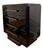 Art Deco Chest of Drawers in Black Lacquer, 1930 For Sale - Image 3 of 8