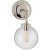 Katie Small Globe Sconce in Polished Nickel with Seeded Glass Designer: Thomas O'Brien Height: 12.5" Extension: 9.75"...