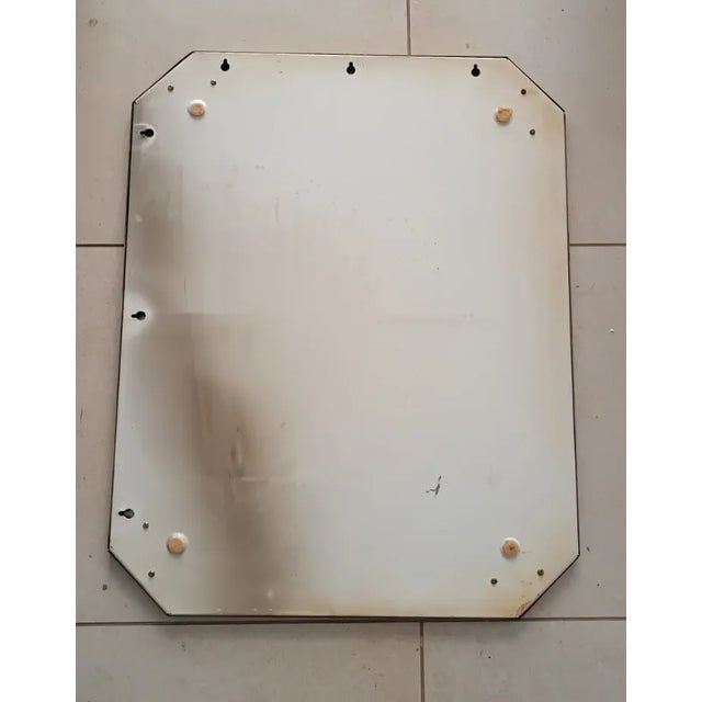 1970s Rectangular Chrome Wall Mirror attributed to Gaetano Sciolari for Valenti, 1970s For Sale - Image 5 of 6
