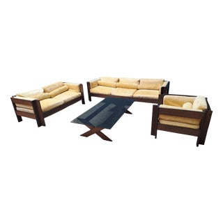 Zelda Living Room Set by Sergio Asti for Poltronova, 1960s, Set of 4 For Sale