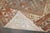 Early 20th Century Malayer Orange Blue Corridor Rug - 5'2" x 17'2" For Sale - Image 4 of 11