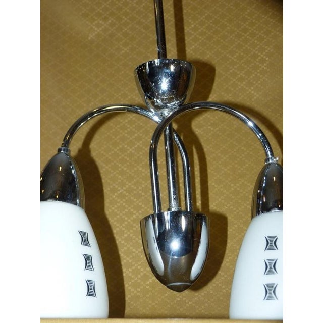 Hanging Lamp attributed to Elektroinstala Jílové, 1970s For Sale - Image 3 of 5