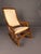 American Victorian Lincoln Rocking Chair in Walnut-Stained Birch With Goose-Neck Arms, Circa 1890 For Sale In Indianapolis - Image 6 of 18