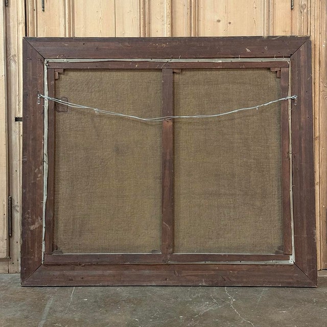 19th Century Framed Oil Painting on Canvas For Sale - Image 13 of 13